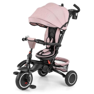 Milly Mally Stanley Rubber Pink Rowerek trzykołowy Obrotowe siedzenie 
