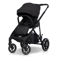 EasyGo DuoFlex Ebony Black wózek spacerowy lub bliźniaczy 