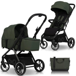 EasyGo Zoya Jungle Green 2w1 kompaktowy wózek wielofunkcyjny 