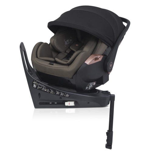 fotelik nosidełko Cavoe AI Moss obrotowy z rozkładanym oparciem.jpg