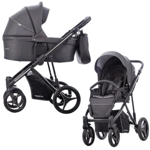 Bebetto Pascal ciemnoszary kolor 01 2w1 wózek wielofunkcyjny.jpg