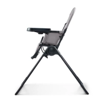 Krzesełko do karmienia Kinderkraft Binci Black Grey czarno-szare.jpg