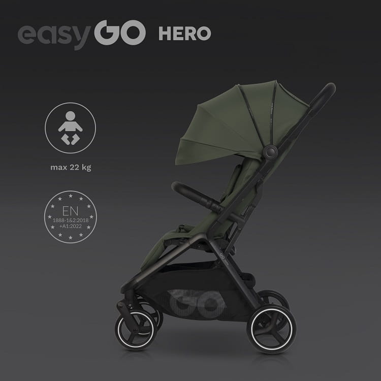 EasyGo Hero JungleGreen wózek spacerowy 2.jpg