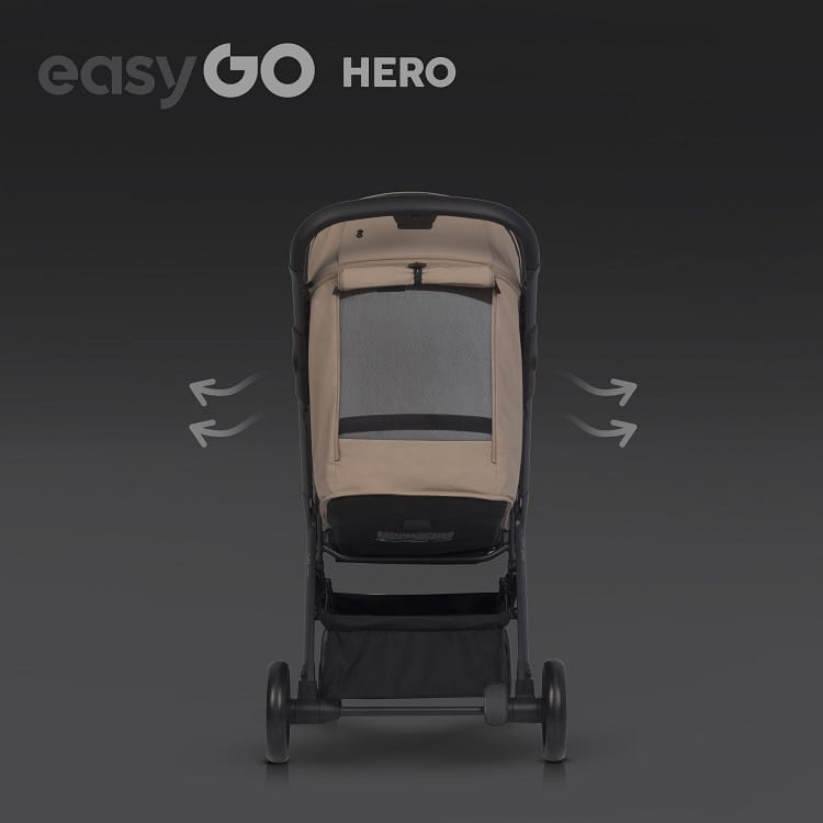 EasyGo Hero Golden Beige wózek spacerowy 3.jpg