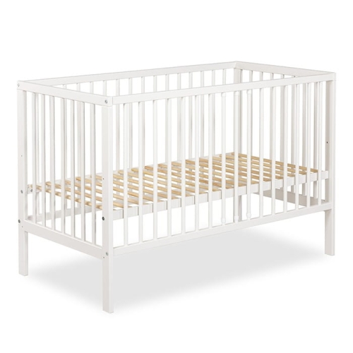 Łóżeczko drewniane Klupś Frania Biały.jpg