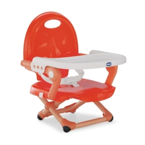 Chicco Pocket Snack Poppy Red nakładka do karmienia przenośne krzesełko 
