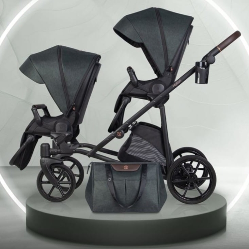 Bliźniaczy wózek spacerowy Riko Musso Forrest.jpg