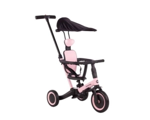 Moovkee Mike Pro Pink Rowerek 6w1 trójkołowy/biegowy z daszkiem