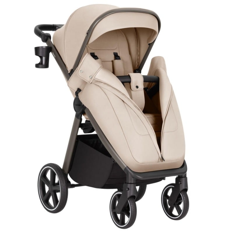 Spacerówka Carrello Bravo SL Deluxe CRL-5520 Shale Beige jasnobeżowa.jpg