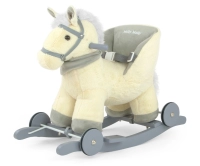 Milly Mally Polly Beige Grey 2w1 konik na biegunach i jeździk