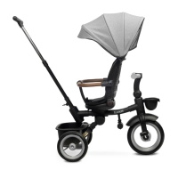 Rowerek siedzenie przodem tyłem Toyz Saber Grey Szary.jpg