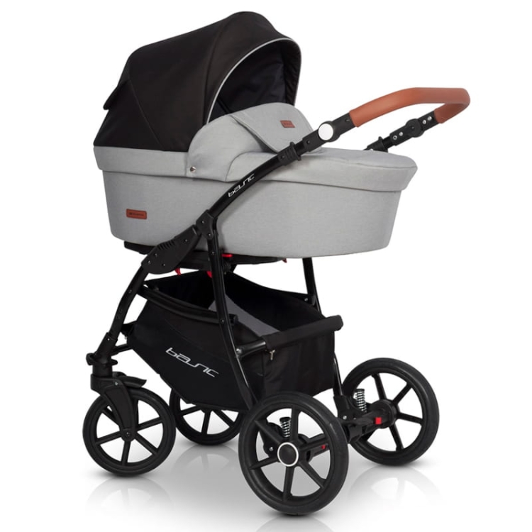 Riko Basic Grey Fox 2w1 tani wózek głęboko spacerowy.jpg