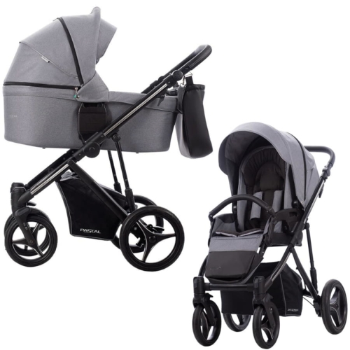 Bebetto Pascal jasnoszary kolor 03 2w1 wózek wielofunkcyjny.jpg