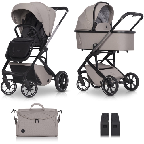 Cavoe Moi+ Taupe 2w1 zestaw promocja 2999 zł kolor beż wózek wielofunkcyjny .jpg