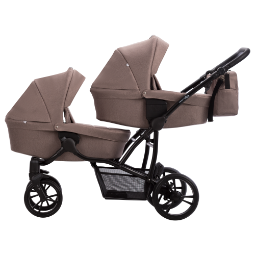 Wózek bliźniaczy Bebetto B42 kolor 21 beżowy 2x gondola 2x spacerówka.png