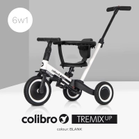 Rowerek biegowy lub spacerowy kolor biały 6w1 Colibro Tremix UP 8"