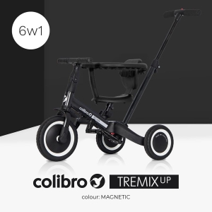 Rowerek biegowy lub spacerowy kolor czarny 6w1 Colibro Tremix UP 8"