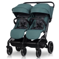 EasyGo Echo wózek dla bliźniaków kolor Sage Green zielony