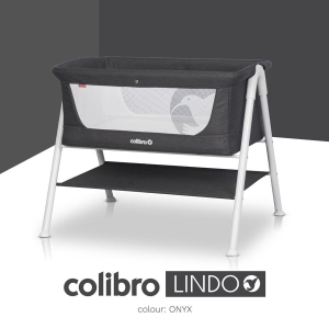 Łóżeczko dziecięce Colibro Lindo kolor Onyx ciemnoszary