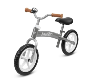 Brass Bike Grey lekki rowerek biegowy