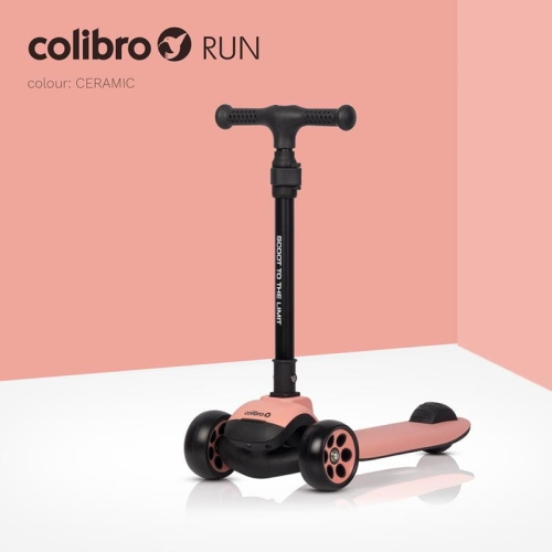 Hulajnoga balansowa Colibro Run Ceramic Jasnoróżowa.jpg