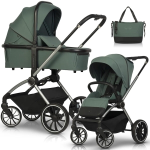 EasyGo Giro Sage Green wózek 2w1 lub 3w1 wielofunkcyjny