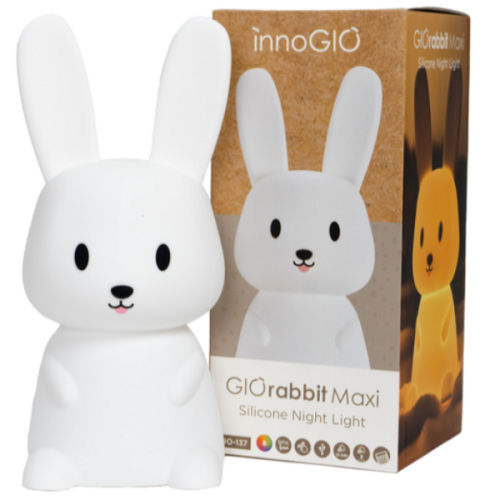 Silikonowa lampka nocna dla dzieci Królik duży GIOrabbit maxi GIO-137_1.png