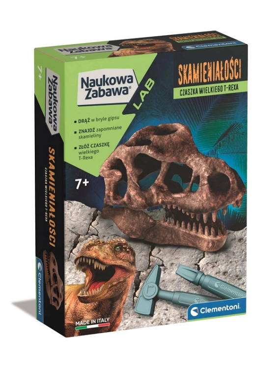 Naukowa Zabawa Skamieniałości czaszka wielkiego T-Rexa.png