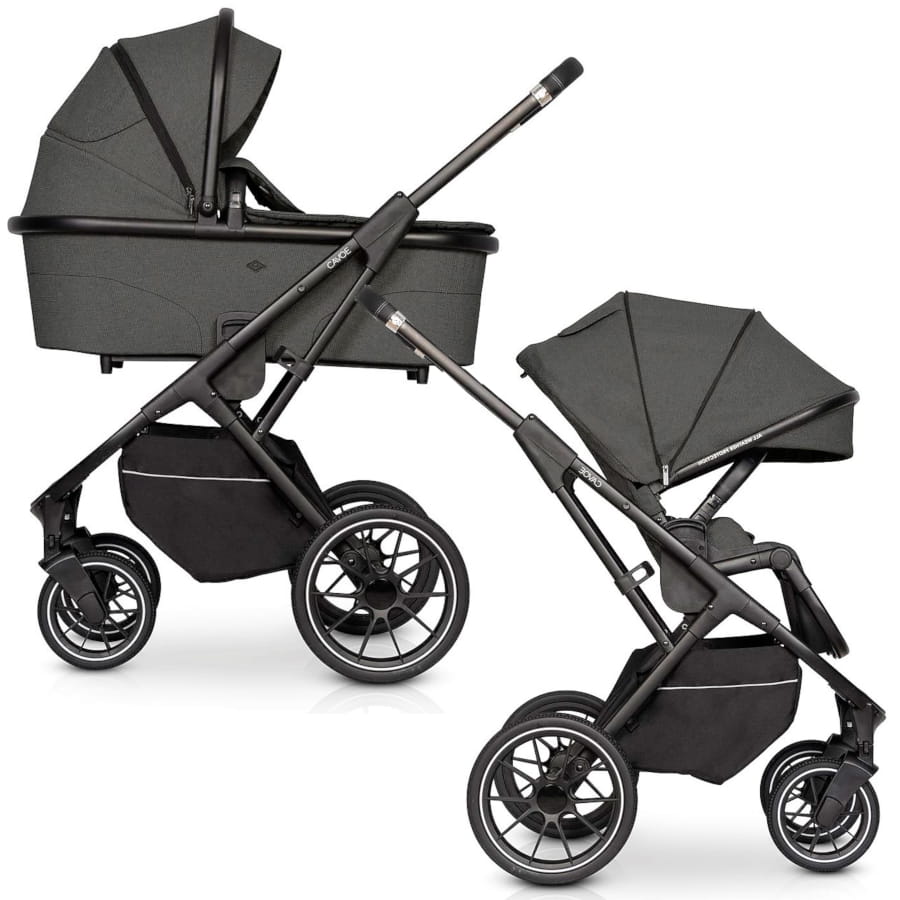 Cavoe Axo Comfort 2w1 kolor Shadow Ciemnoszary wózek wielofunkcyjny